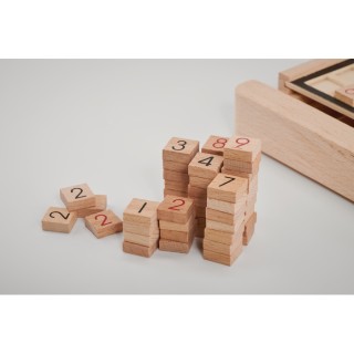 Juego de mesa sudoku de madera personalizado